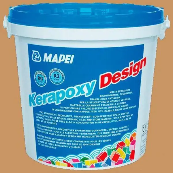 Эпоксидная затирка Mapei Kerapoxy Design №729 Сахара 3 кг.