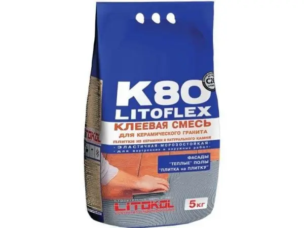 Клеевая смесь LitoFlex K80 5 kg Al bag