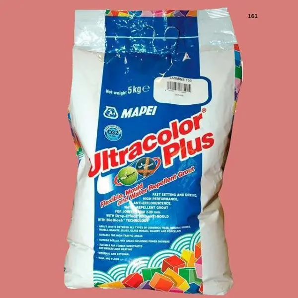 Цементная затирка Mapei Ultracolor Plus №161 Лилово-Розовый 2 кг.