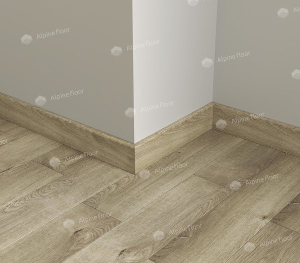 Кварцевый плинтус Alpine Floor Parquet Light 13-5 Дуб Натуральный Отбеленный